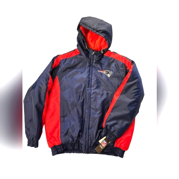NFL Other - New England Patriots NFL logo Mens zipper winter jacket with hood XXL